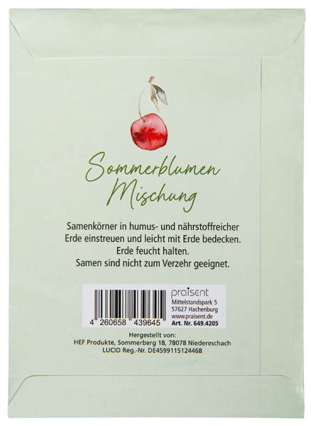 Blumensamen-Tütchen - Gott sorgt für dich