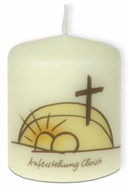 Kerze "Auferstehung Christi" - klein