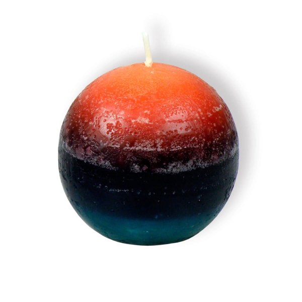 Regenbogenkerze Kugel - klein