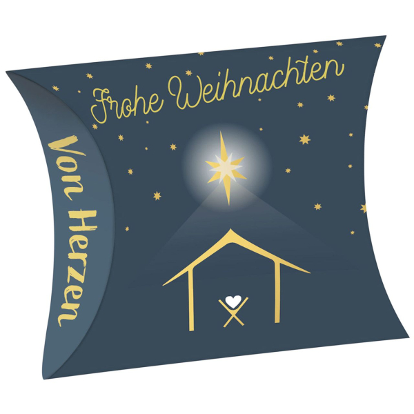 Schafmilchseife "Herz" - Frohe Weihnachten Schafmilchseife "Herz" - Frohe Weihnachten