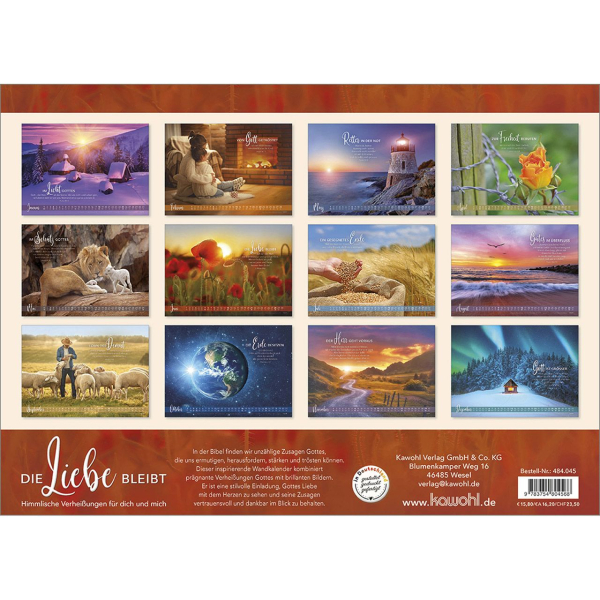 Kalender-Die Liebe bleibt 2026 Kalender-Die Liebe bleibt 2026