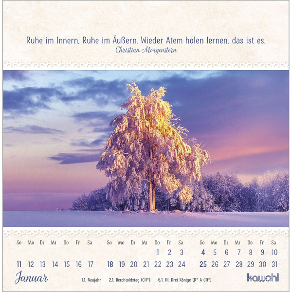 Kalender-Von Herzen gute Tage 2026