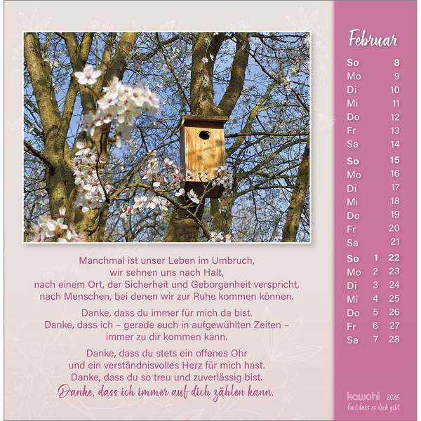 Kalender-Gut, dass es dich gibt 2026 Kalender-Gut, dass es dich gibt 2026