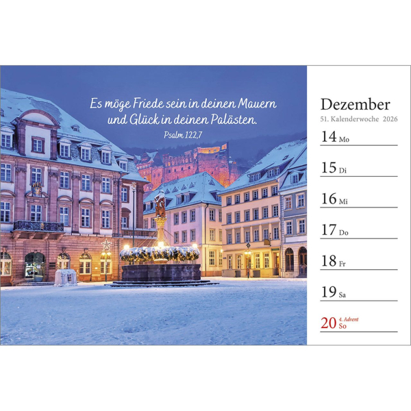 Kalender-In deine Hand stell ich den Tag 2026