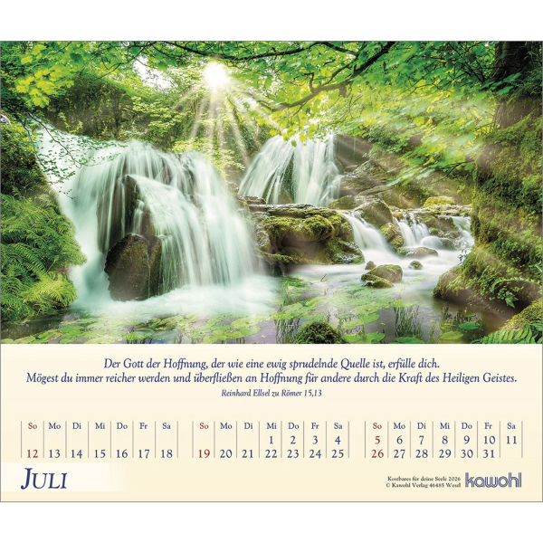 Kalender-Kostbares für deine Seele 2026