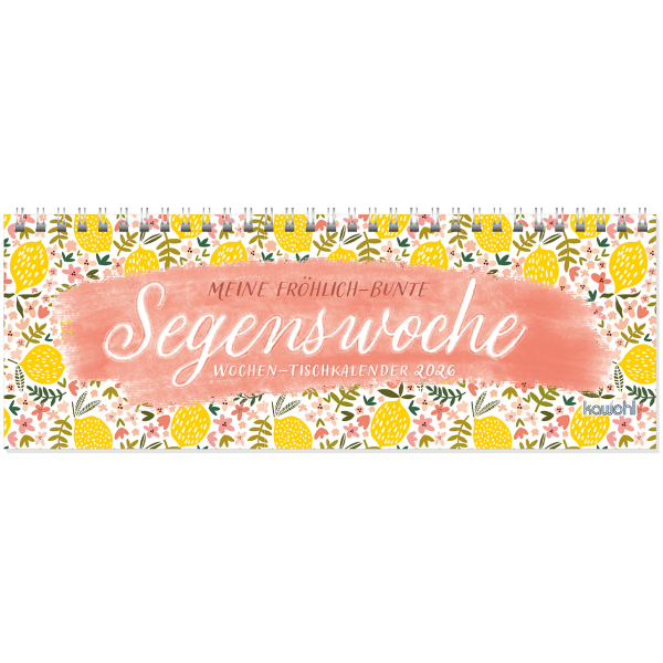 Tischkalender-Meine fröhlich-bunte Segenswoche 2026 Tischkalender-Meine fröhlich-bunte Segenswoche 2026