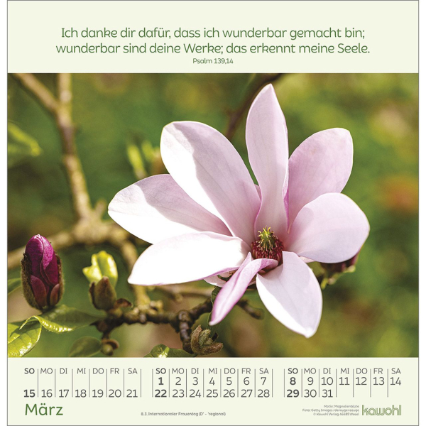 Kalender-Blumengrüße 2026 Kalender-Blumengrüße 2026