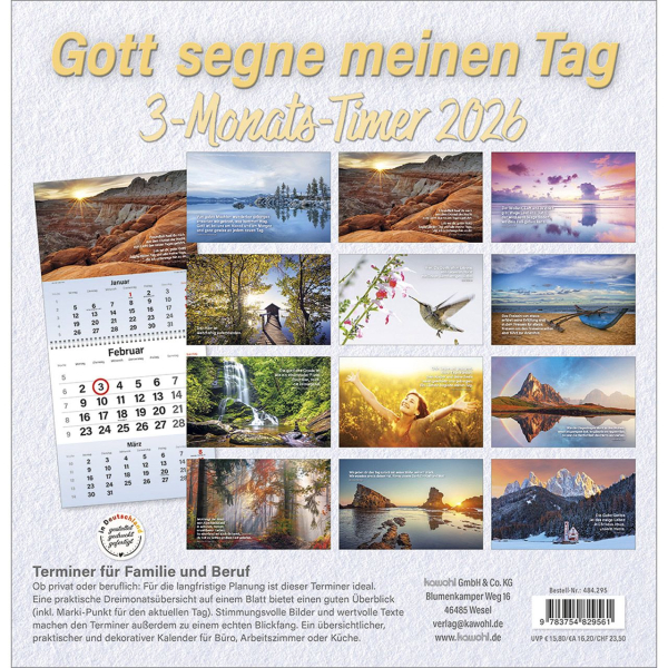 Kalender-Gott segne meinen Tag 2026 Kalender-Gott segne meinen Tag 2026