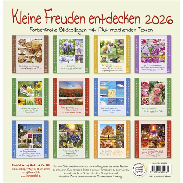 Kalender-Kleine Freuden entdecken 2026 Kalender-Kleine Freuden entdecken 2026