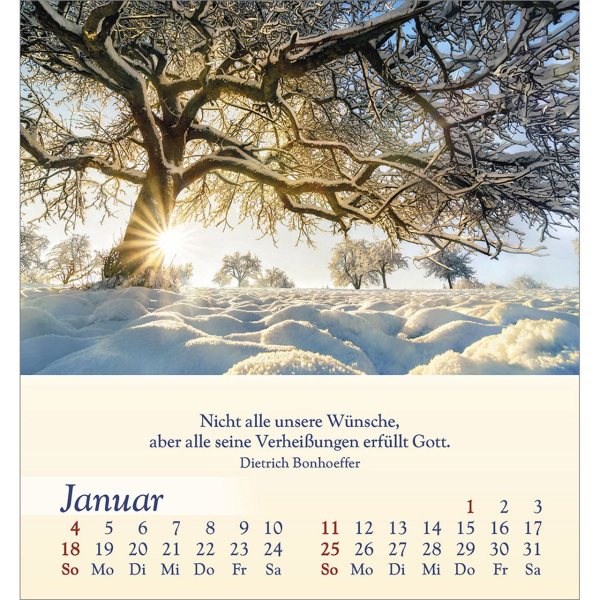 Kalender-Licht für deine Seele 2026