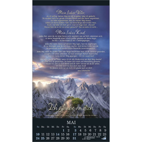 Kalender-Die Wunder deiner Werke 2026 Kalender-Die Wunder deiner Werke 2026