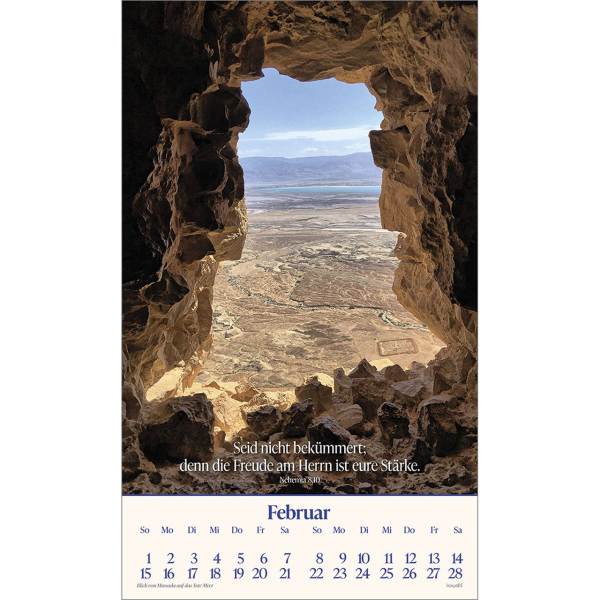 Wandkalender-Das Heilige Land 2026 Wandkalender-Das Heilige Land 2026