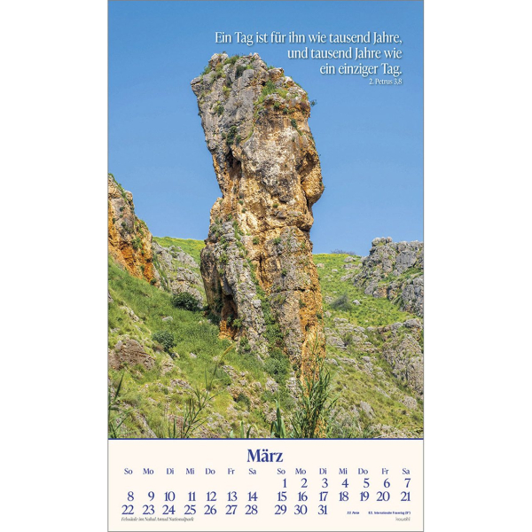 Wandkalender-Das Heilige Land 2026 Wandkalender-Das Heilige Land 2026