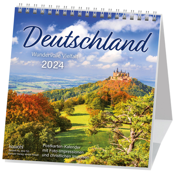 Kalender - Deutschland - Wundervolle Vielfalt 2024