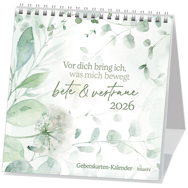 Kalender-Vor dich bring ich, was mich bewegt 2026
