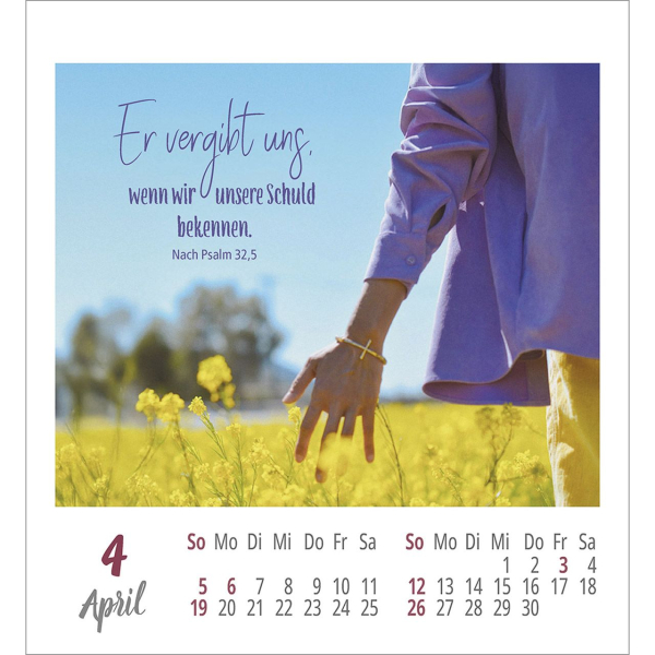 Aufkleberkalender-Frei sein & leben 2026