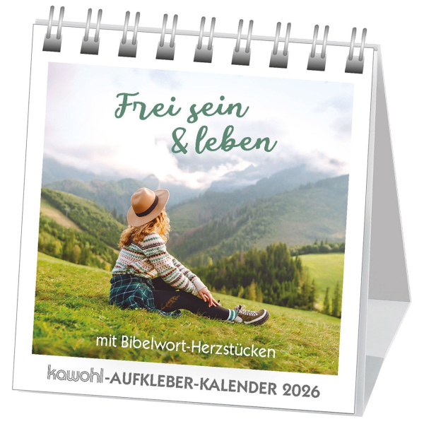 Aufkleberkalender-Frei sein & leben 2026