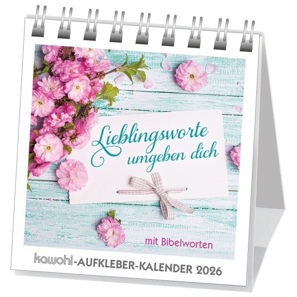 Aufkleberkalender-Lieblingsworte umgeben dich 2026 Aufkleberkalender-Lieblingsworte umgeben dich 2026