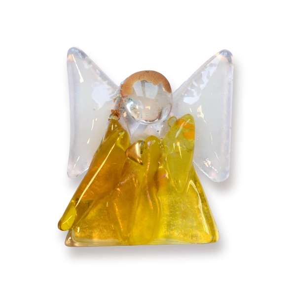Glasengel aus Kirchenglas Glasengel aus Kirchenglas