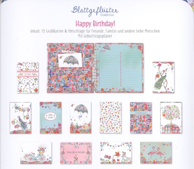 Blattgeflüster Patchwork Design - Happy Birthday!