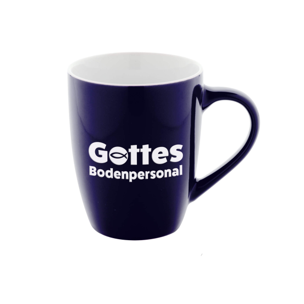 Tasse - Gottes Bodenpersonal - Blau