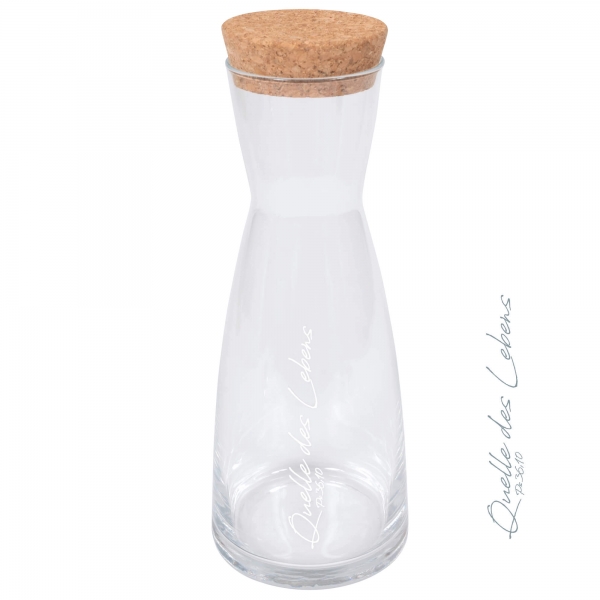 Glas-Karaffe "Quelle des Lebens"