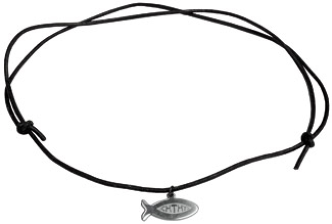 Fisch-Anhänger mit Lasergravur