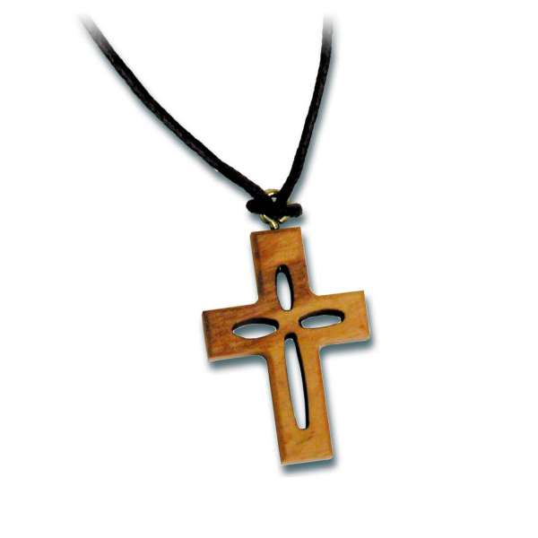 Halskette "Holzkreuz"