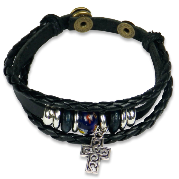 Armband "Kreuz" - mehrreihig