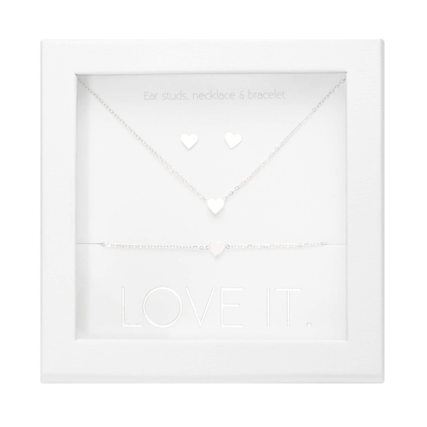Schmuck-Geschenkset "Herz"  - 3-teilig