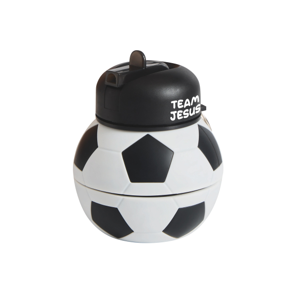 Trinkflasche Fußball "Team Jesus"