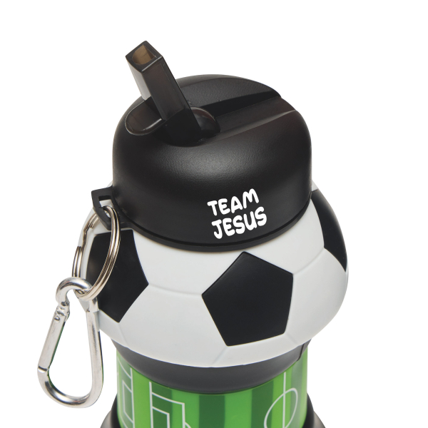 Trinkflasche Fußball "Team Jesus"