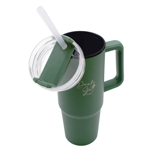 Trinkbecher XXL "Danke Gott" - Ps. 33,5