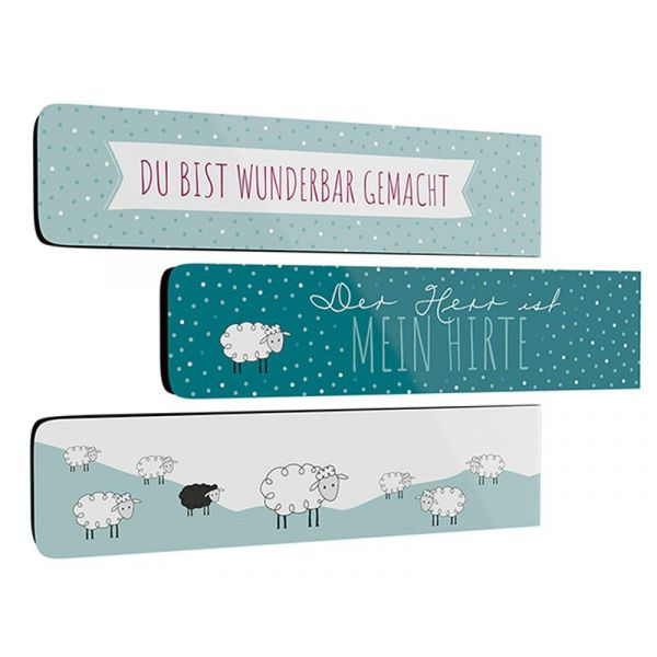 Magnetlesezeichen: Du bist wunderbar gemacht (3er Set)