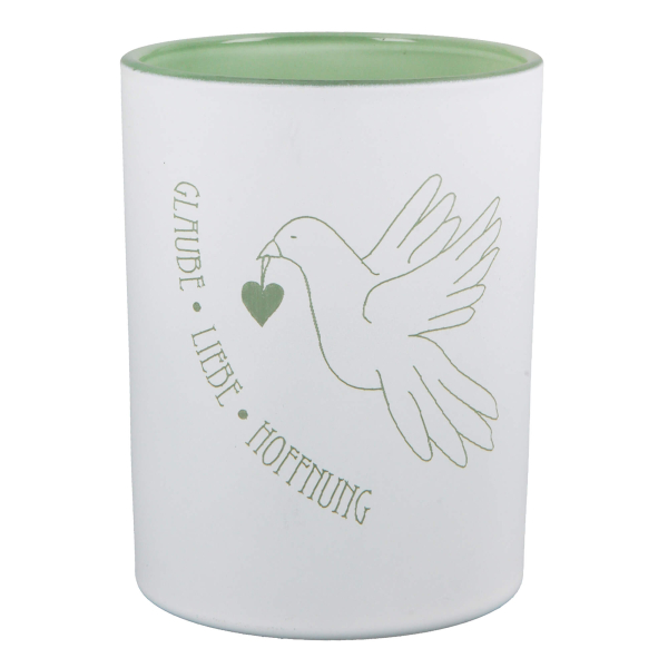 Windlicht "Glaube - Liebe - Hoffnung" - große Ausführung