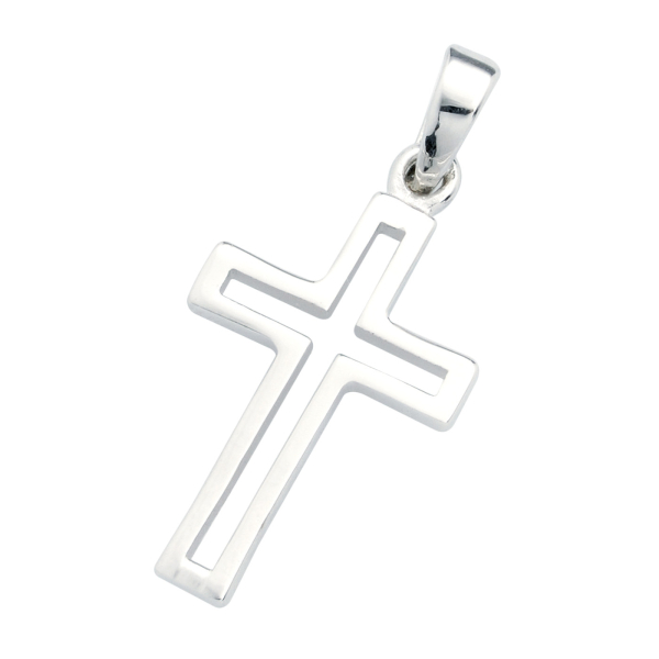 Anhänger "Kreuz" - ausgestanzt Sterlingsilber
