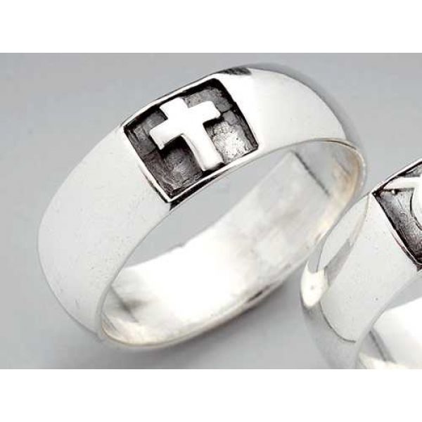 Ring "Kreuz" - 925er Sterlingsilber