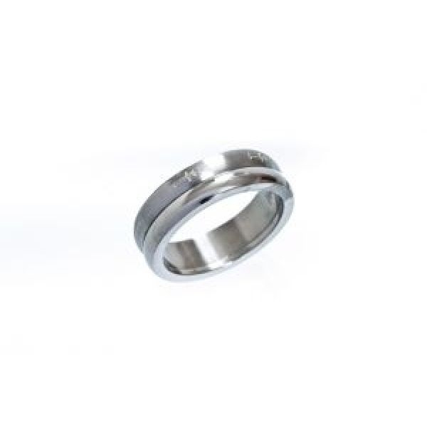 Spin Ring "Kreuz" - Edelstahl -