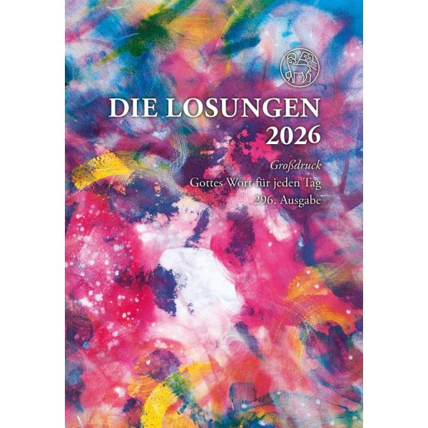 Losungen 2026 bunt Geschenkausgabe - Großdruck