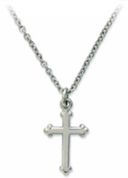 Halskette "Kreuz" - Edelstahl