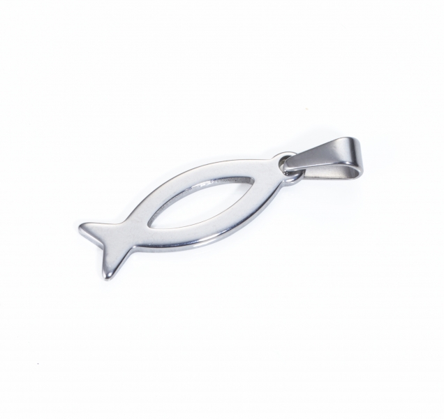 Anhänger "Fisch" - Edelstahl