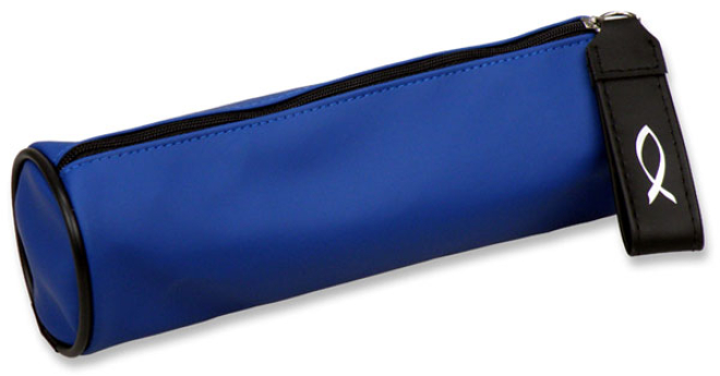 Schulmäppchen "Fisch" - blau