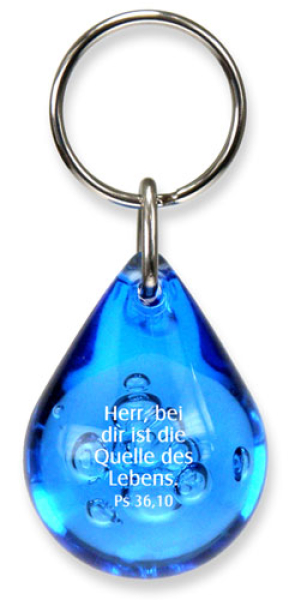Schlüsselanhänger "Tropfen"