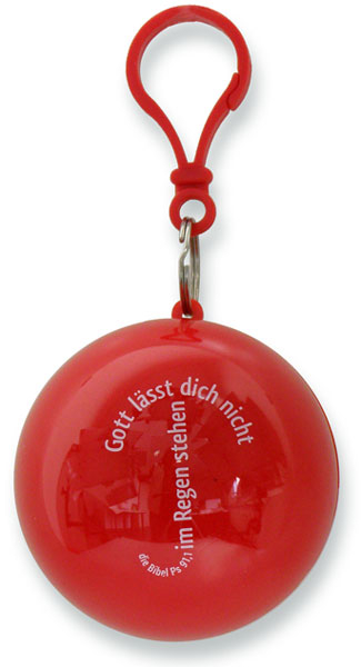 Regenponcho "Gott lässt dich nicht im Regen stehen"