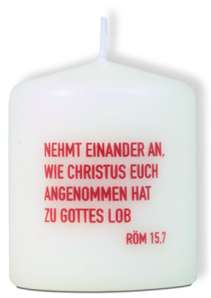 Kerze "JL 2015" - Mini