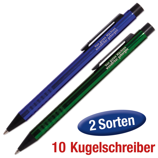 Spar-Paket: 10 Kugelschreiber "Bonhoeffer"