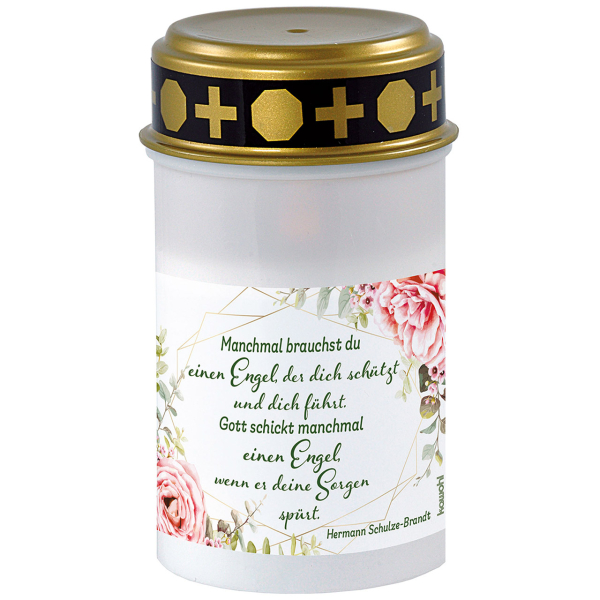 LED-Grablicht "Manchmal brauchst du einen Engel"