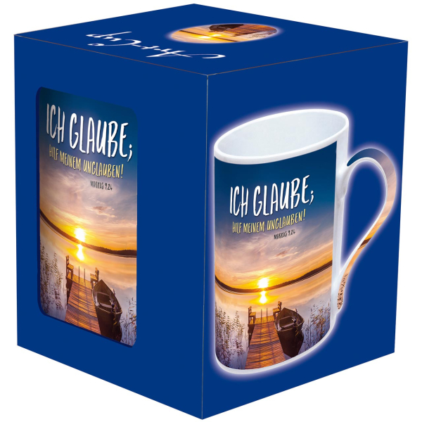 Foto-Tasse "Ich glaube: hilf meinem Unglauben!"