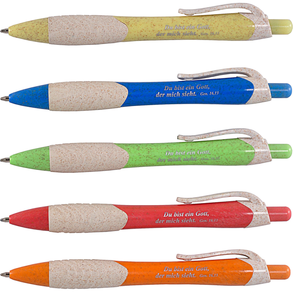 Kugelschreiber-Du bist ein Gott, der mich sieht (5er Pack)