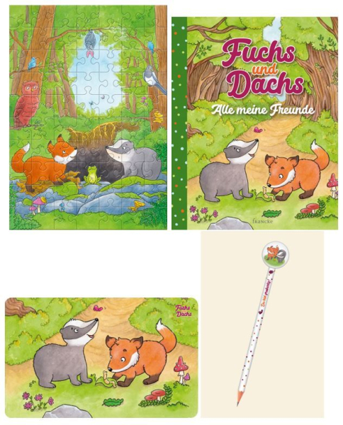 Fuchs und Dachs - Paket / 4er-Set